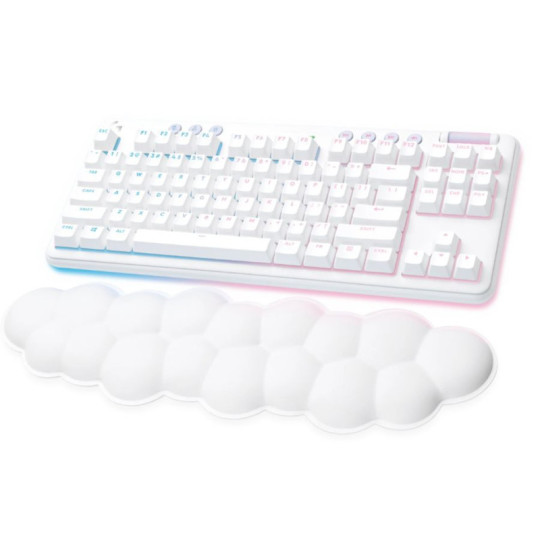TECLADO LOGITECH G715 AURORA WHITE MECANICO RGB WIFI