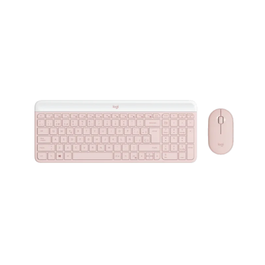 COMBO TECLADO + MOUSE LOGITECH MK470 WIRELESS ROSE