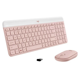COMBO TECLADO + MOUSE LOGITECH MK470 WIRELESS ROSE