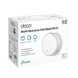 ACCESS POINT DECO X50 POE PACK DE 3 MESH TP LINK AX3000 WIFI GIGABIT