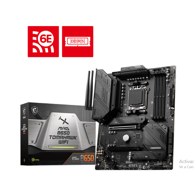 MOTHERBOARD MSI MAG B650 TOMAHAWK WIFI DDR5 AM5 (5TA GEN)