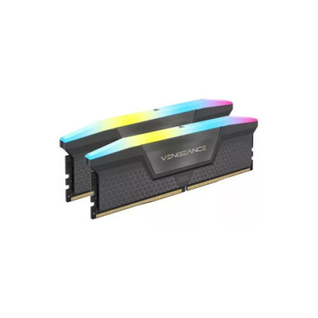 MEMORIA DDR5 CORSAIR 32GB (2X16GB) 5200 MHZ VENGEANCE RGB BLACK