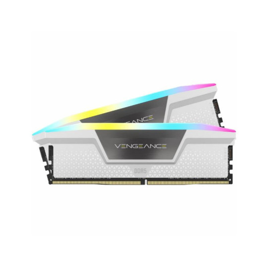 MEMORIA DDR5 CORSAIR 32GB (2X16GB) 5200 MHZ VENGEANCE RGB WHITE