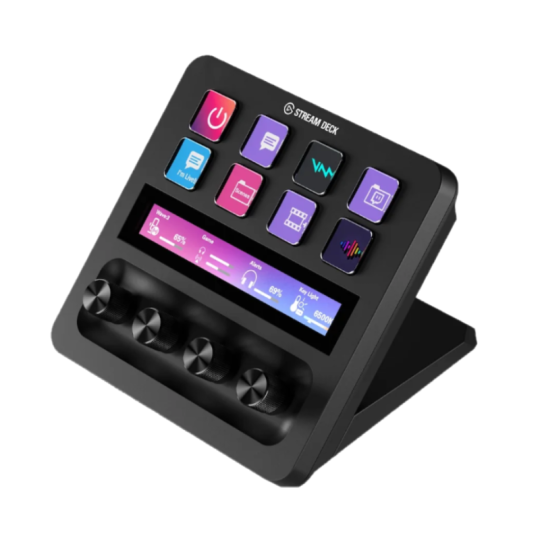 STREAM DECK+ ELGATO 8 BOTONES LCD CUESTOMIZABLES NEGRO