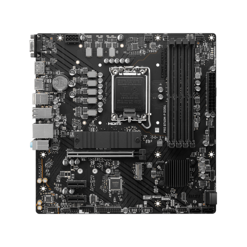 MOTHERboard MSI PRO B760M-P DDR4 1700 (12VA/13VA GEN)