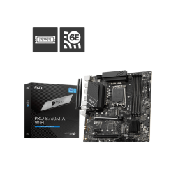 Motherboard MSI Msi Mb Pro B760M-A Wifi Lga 1700 Intel B760 Intel