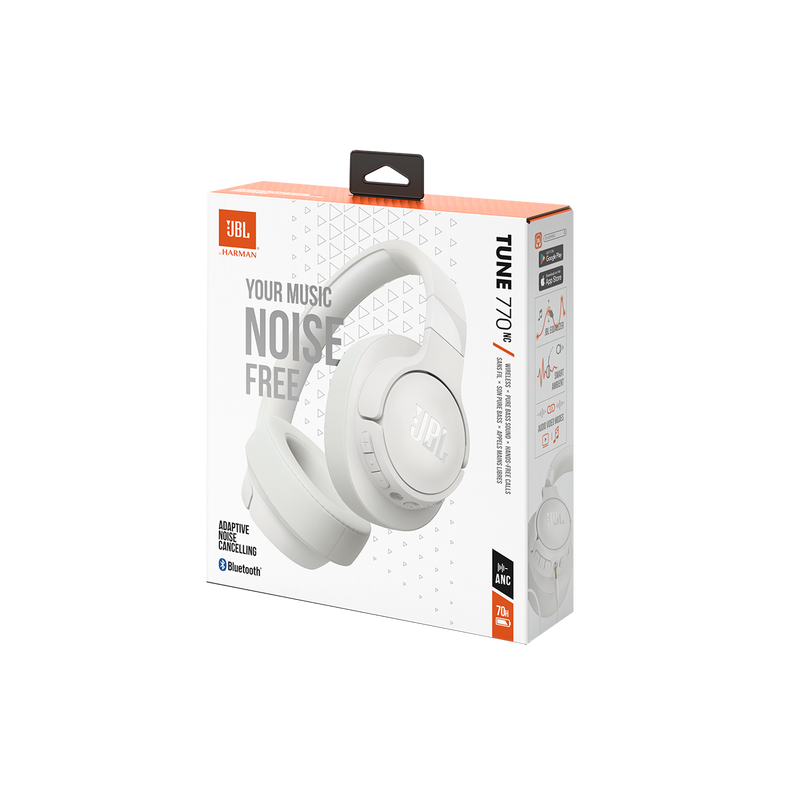 AURICULAR JBL BLUETOOTH T770NC NOISE CANCELLING BLANCO