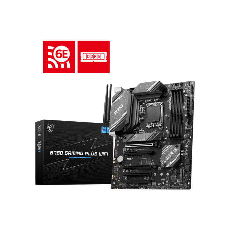 motherboard MSI B760 GAMING PLUS WIFI DDR5 1700 (12VA/13VA/14VA GEN)