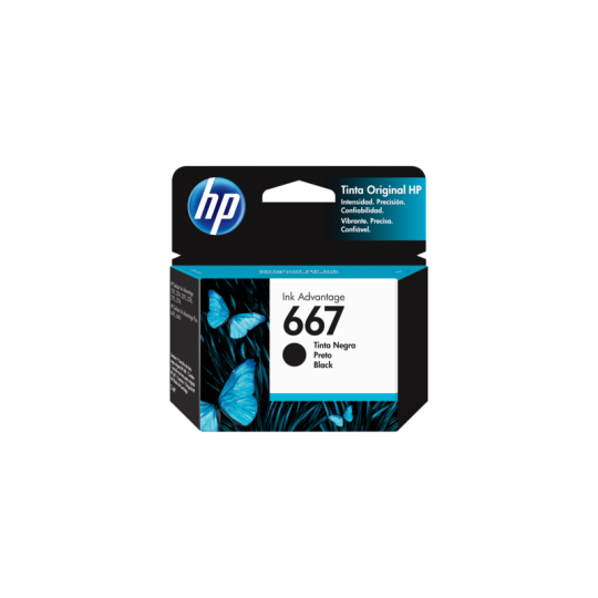 CARTUCHO HP DE TINTA 667 NEGRO