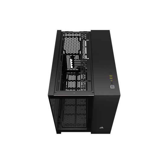 Gabinete Corsair 2500X TG Mid-Tower Dual Chamber Black