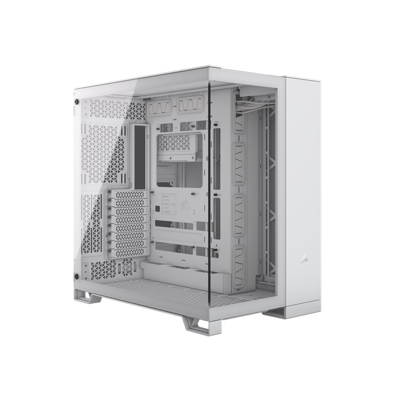 Gabinete Corsair 6500X Mid-Tower TG Dual Chamber White