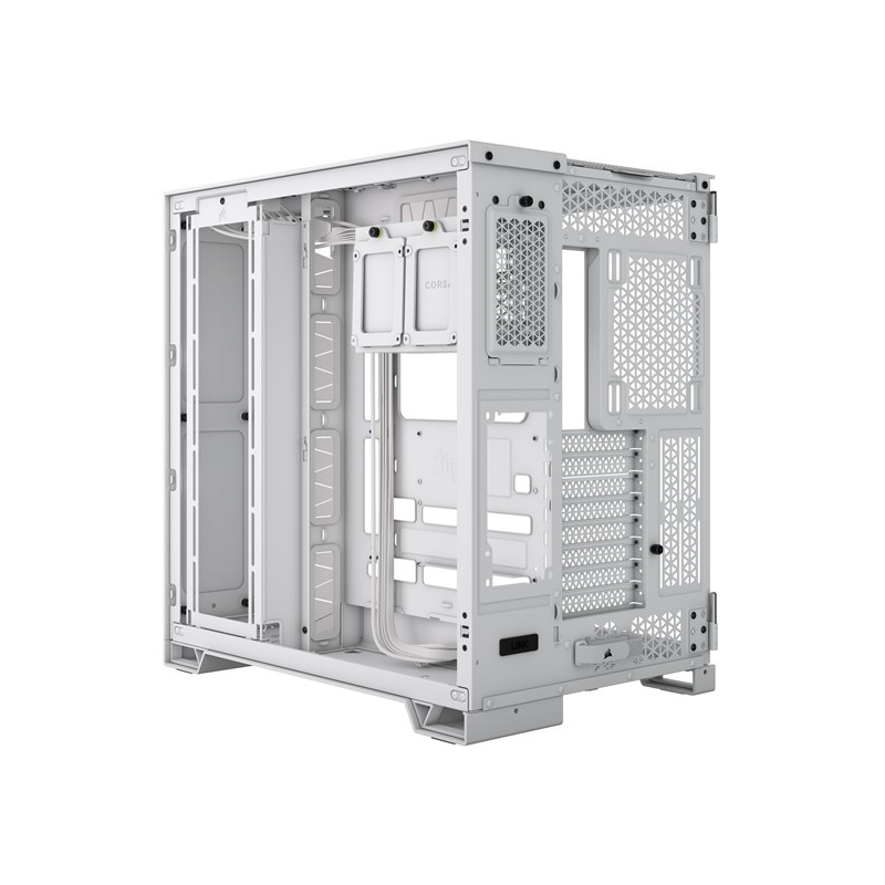 Gabinete Corsair 6500X Mid-Tower TG Dual Chamber White