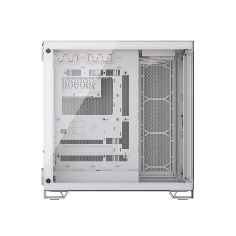 Gabinete Corsair 6500X Mid-Tower TG Dual Chamber White