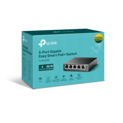 SWITCH 5P GIGA (4 PTOS POE) TP-LINK SMART DESK TL-SG105PE
