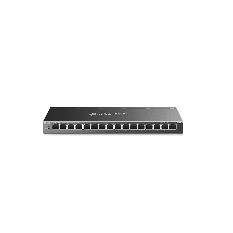 SWITCH 16P GIGA POE TPLINK SMART GIGABIT TL-SG116P