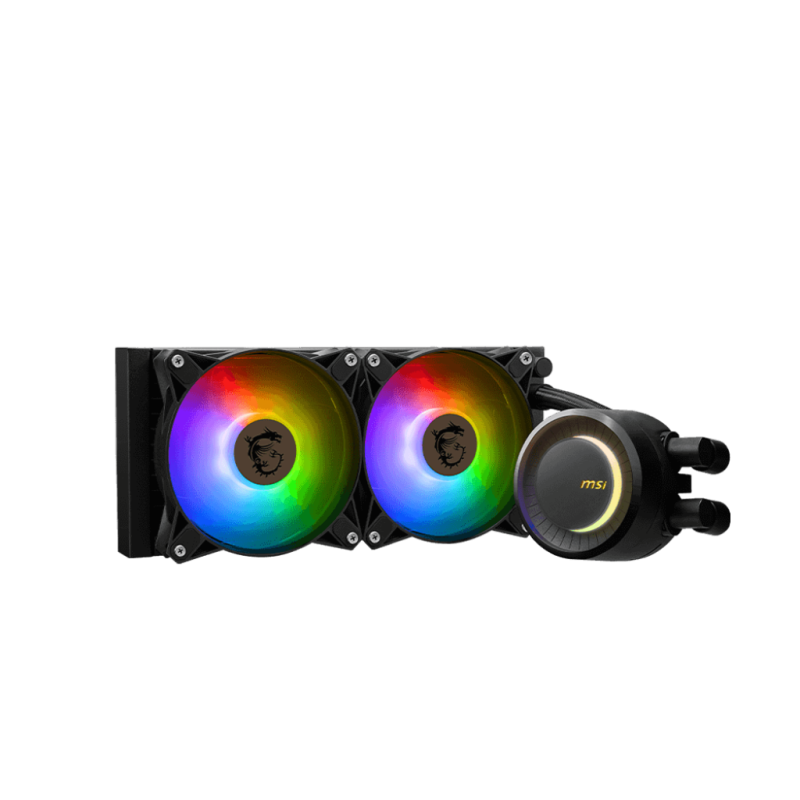 WATER COOLING MSI MAG CORELIQUID E240 2X CPU COOLER 240MM BLACK