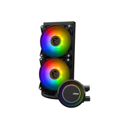 WATER COOLING MSI MAG CORELIQUID E240 2X CPU COOLER 240MM BLACK