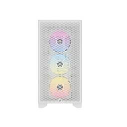 GABINETE CORSAIR 3000D RGB AIRFLOW MID-TOWER TG RGB FAN X3 WHITE