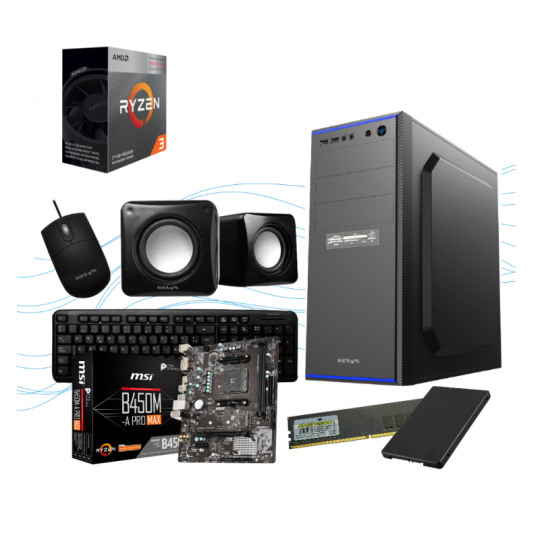PC KELYX AMD RYZEN 3 3200G 8G SSD 240GB freedos