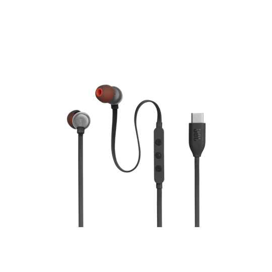 AURICULAR JBL T310C CABLEADO USB C NEGRO