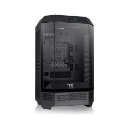 Gabinete TT The Tower 300 Mid-Tower TG x3 Fan x2 Black