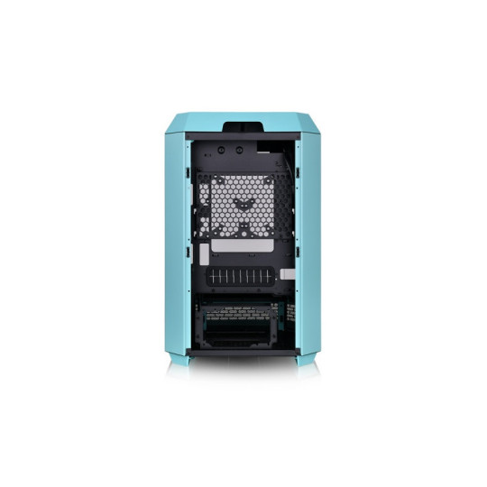 Gabinete TT The Tower 300 Mid-Tower TG x3 Fan x2 Turquoise