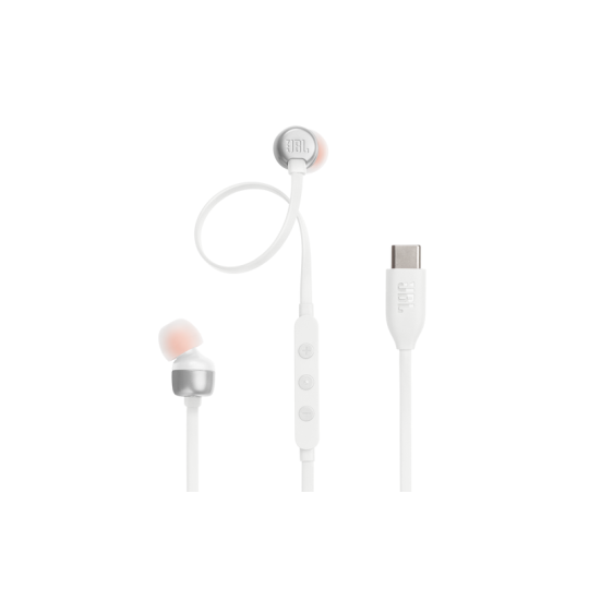 AURICULAR JBL T310C CABLEADO USB C BLANCO