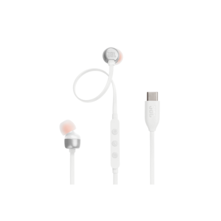 AURICULAR JBL T310C CABLEADO USB C BLANCO