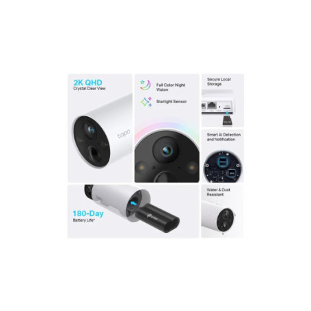 CAMARA IP CLOUD TP-LINK TAPO C420S2 KIT 2 CAM +HUB