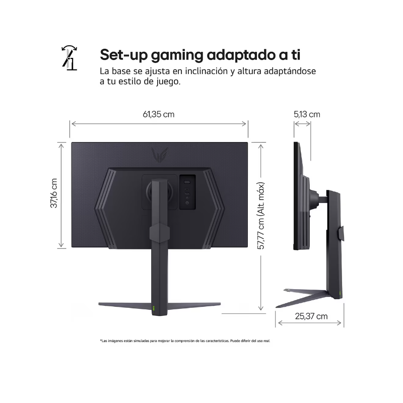 MONITOR LG 27" GAMER 27GS75Q-B IPS QHD 180 Hz ULTRAGEAR