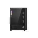 Gabinete Raptor Vortex TG Mid-Tower RGB Back Fan x1 + Led Front w/button control