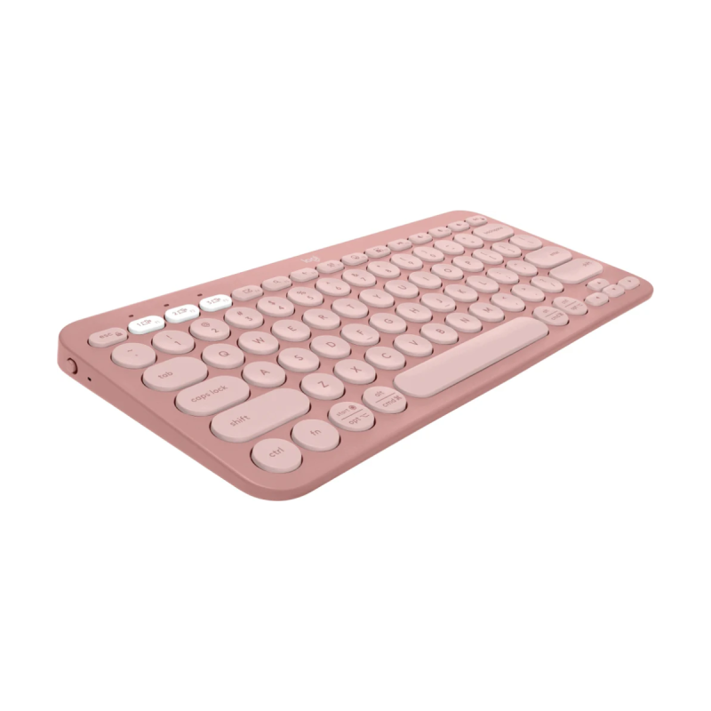 Teclado Logitech Bluetooth K380s Pebble Rose 920-011785