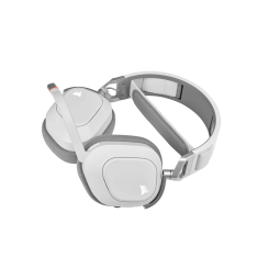 Auricular Corsair HS80 RGB Wireless Spatial Audio WHITE