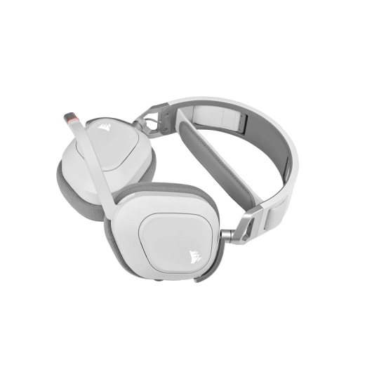 Auricular Corsair HS80 RGB Wireless Spatial Audio WHITE