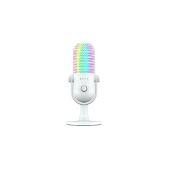 Microfono Razer Seiren V3 Chroma RGB USB White Edition