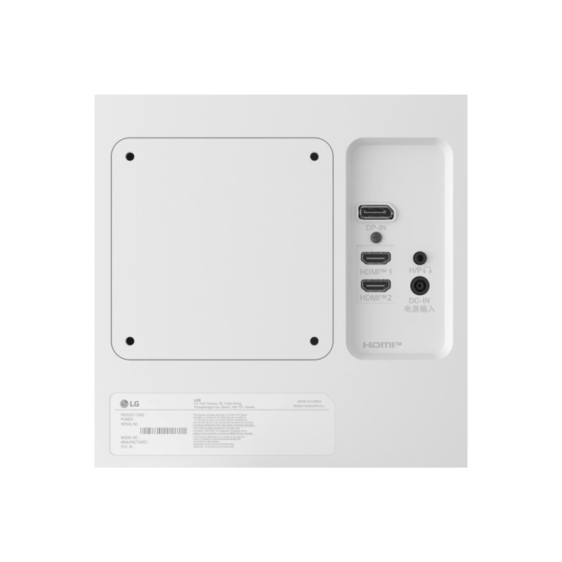 MONITOR LG 27" 27US500-W 4K white FULL HD 16:9