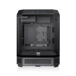 Gabinete TT The Tower 600 Mid-Tower TG x3 Fan x2 Black