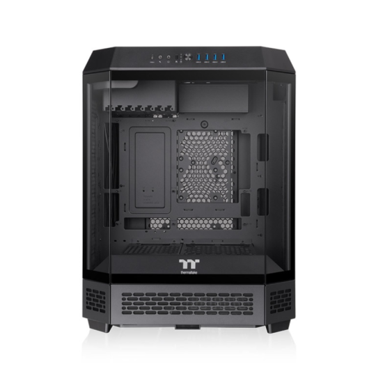 Gabinete TT The Tower 600 Mid-Tower TG x3 Fan x2 Black