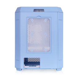 Gabinete TT The Tower 600 Mid-Tower TG x3 Fan x2 Hydrangea Blue